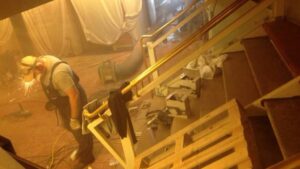 Los trabajos arruinaron las vacaciones de los pasajeros