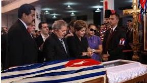 Imagen del funeral de Fidel Castro