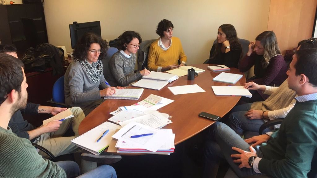 Imagen de la reunión del grupo de trabajo