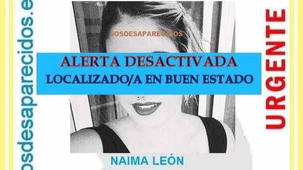 Naima León Inca alerta desactivada