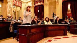 Armengol, en el Parlament