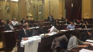 Imagen del pleno del Parlament