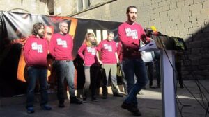 Imagen de los 5 acusados