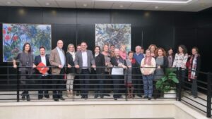 Los participantes en el proyecto 'Donar veu a les persones majors'