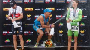 Podium masculino Ironman
