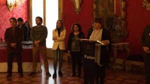 No ha querido pronunciarse sobre sus desavenencias con el l&iacute;der de Podem