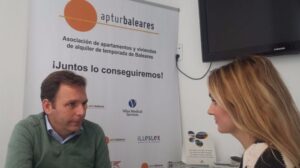 Un momento de la entrevista