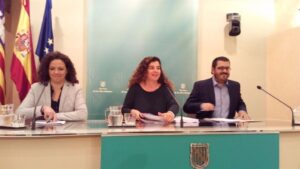 Cladera, Costa y Vidal en el Consell de Govern