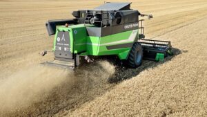 Cosecha cereales campo