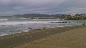 Temporal viento olas