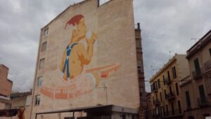 tren de S&oacute;ller street art grafiti