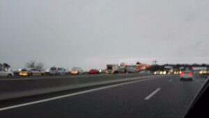 Coches en sentido contrario