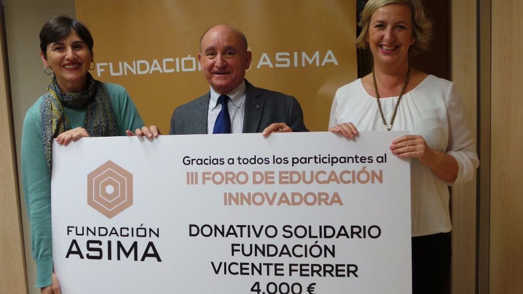 Fundación ASIMA Fundación Vicente Ferrer donativo