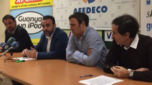 Fran Sobrino, Rafael Ballester, Arturo Para y Antoni Vilella, de AFEDECO