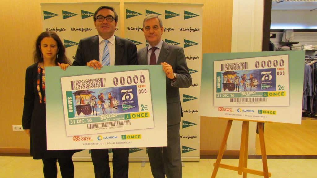 75 aniversario El Corte Inglés cupón ONCE