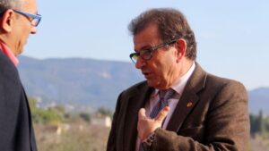 Lloren&ccedil; Huguet, en el campus universitario de Mallorca