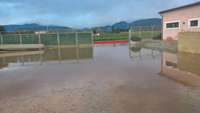 Son Bibiloni RCD Mallorca inundaci&oacute;n