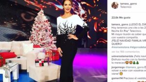 La presentadora public&oacute; en su cuenta de Instagram la fotograf&iacute;a