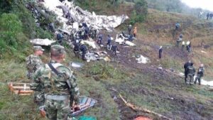 accidente avi&oacute;n Chapecoense
