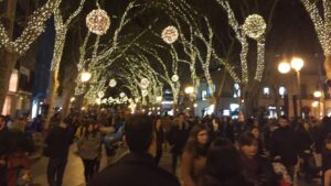 Navidad iluminaci&oacute;n luces