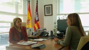 Un momento de la entrevista