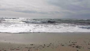 temporal mar&iacute;timo olas playa mitjorn formentera