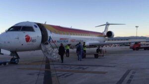 avi&oacute;n air nostrum aeropuerto ibiza