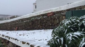 Nieve frio temporal lluvia invierno