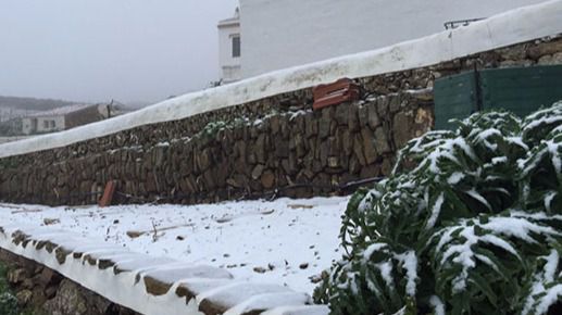 Nieve frio temporal lluvia invierno