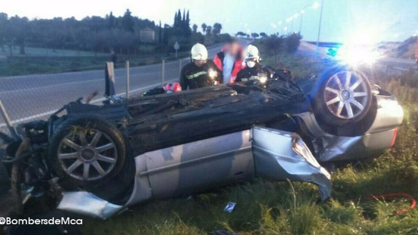 Los bomberos, actuando