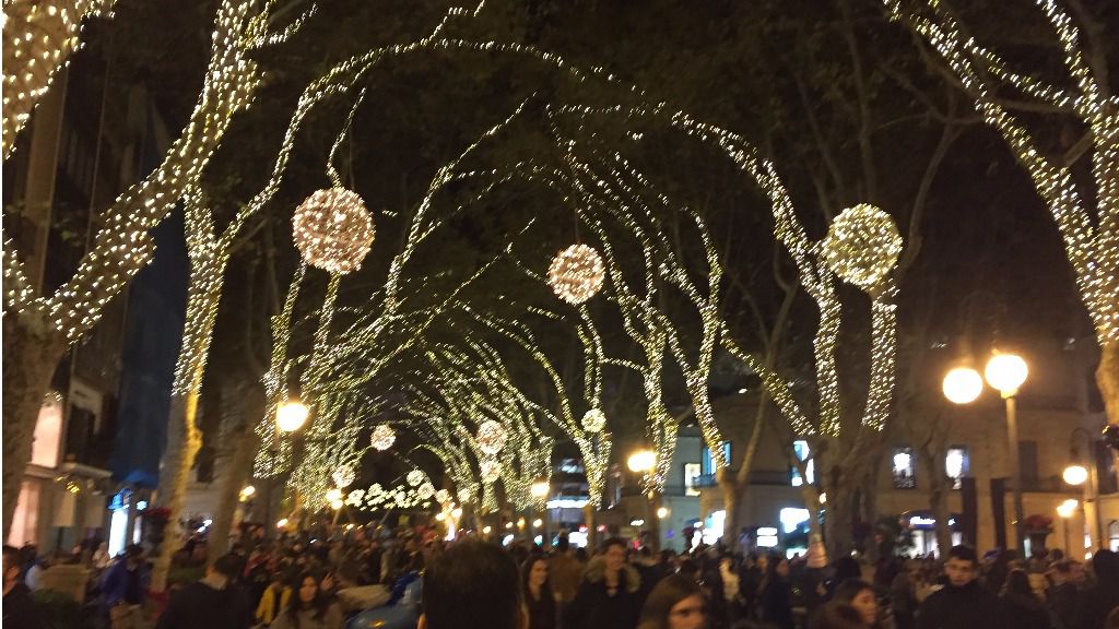 Navidad iluminación luces