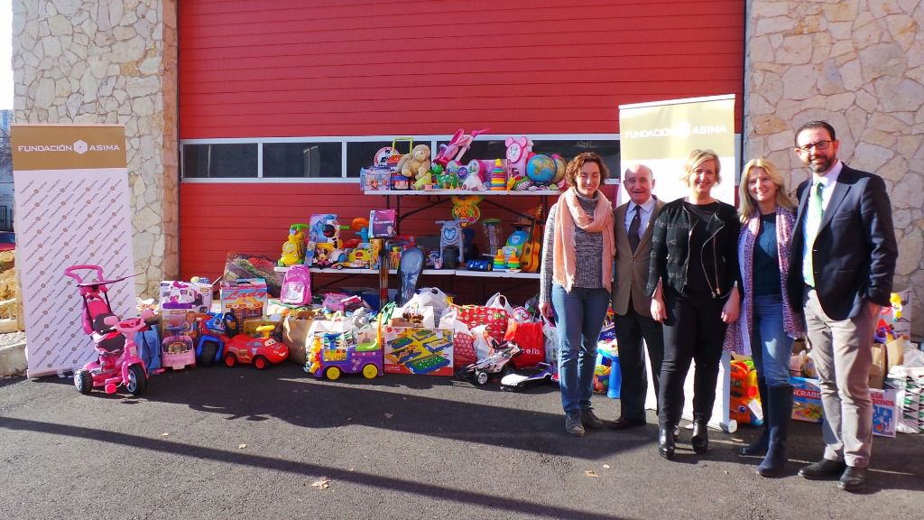Imagen de la presentación del camión de juguetes