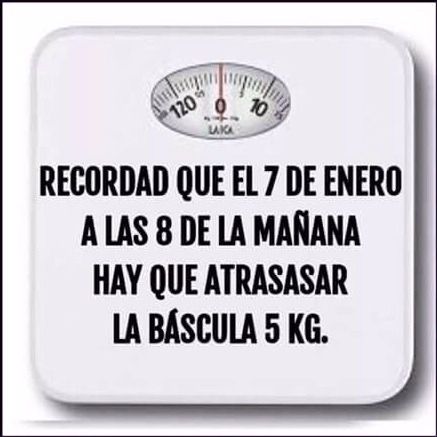 báscula Navidad