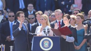 Rossell&oacute;, el d&iacute;a de toma de posesi&oacute;n del cargo