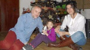 Fernando Blanco y Margarita Garau junto a su hija, Nadia Nerea