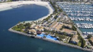 Imagen a&eacute;rea del Botel Alcudiamar