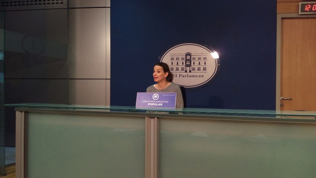 Imagen de la portavoz del Grup Parlamentari Popular, Marga Prohens