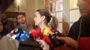 Imagen de la portavoz del Grupo Parlamentario Popular, Marga Prohens