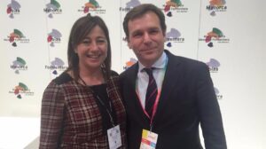 Estarellas se ha reunido en Fitur con la presidenta del Govern Balear, Francina Armengol