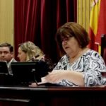 Imagen de la presidenta del Parlament, Xelo Huertas