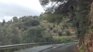 carretera temporal lluvia