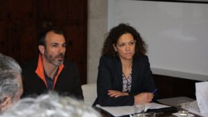 El vicepresident del Govern y la consellera d&acute;Hisenda