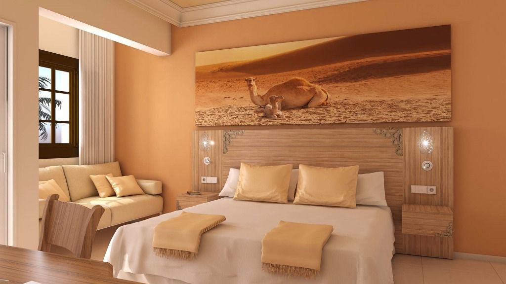 El hotel es de cuatro estrellas y tiene 318 habitaciones