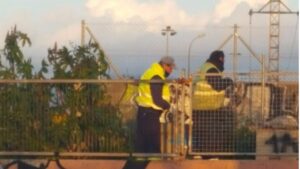 Los operarios han comenzado a reparar la zona