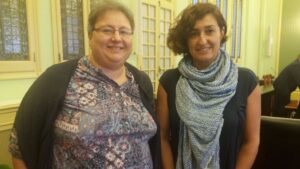 Montse Seijas y Marta Maicas en una imagen de archivo en el Parlament