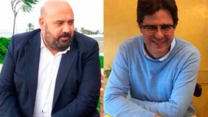 Jaime Mart&iacute;nez y Jaume Bau&ccedil;&agrave;, ex alcalde de Montu&iuml;ri, quien toma ahora el mando