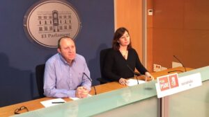 Andreu Alcover y Francina Armengol han comparecido en el Parlament