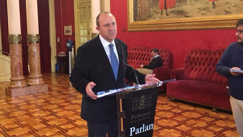 El portavoz del PSIB en el Parlament, Andreu Alcover