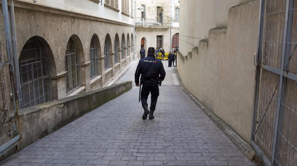 Rampa de los Juzgados de Palma
