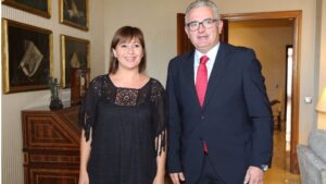 La presidenta y el l&iacute;der de Proposta per les Illes, en una imagen de archivo